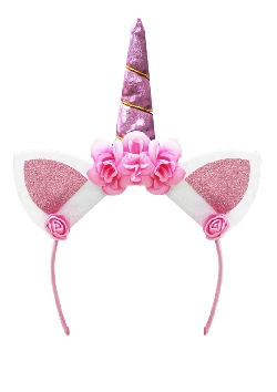 CERCHIETTO FRONTINO UNICORNO ROSA